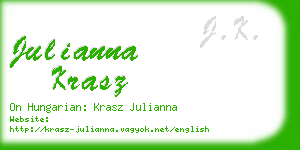 julianna krasz business card